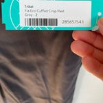 NWT Tribal Stitch Fix grey Eco Flatten cuffed pull on pant size 2 Photo 2