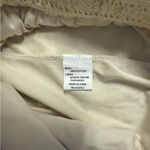 Rebellion  Crochet Knit Shorts Women’s Size M Ivory Boho Festival Lined Photo 3