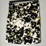 Cato  Black and Yellow Floral Pencil Skirt‎ size 12 Photo 2