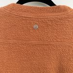 Lululemon Textured Cropped Pullover crew sweatshirt women's 12 Terra Cotta boxy Photo 6