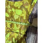Olivaceous  Maxi Dress yellow floral Sexy Open Back Summer Party Sz Large Photo 10
