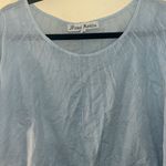 Anthropologie JP and Mattie Cornflower Blue Embroidered Top Lagenlook S Photo 1