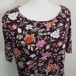 Loft  Top Women Medium Floral Boho Casual Relaxed Fit Romantic Feminine Whimsical Photo 1