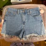 Madewell High Waisted Denim Shorts Size 31 Raw Hem Vacation Summer Comfortable Photo 1
