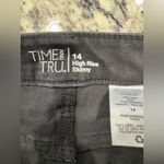 Time And Tru  Black High Rise Skinny Jeans | Size 14 Photo 1