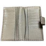 Fendi Peekaboo Beige Selleria Long Calfskin Trifold Wallet Photo 3