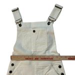 Faherty  Walker Cord Overall Egret Corduroy XS Bib Carpenter Pants Cream  Photo 12