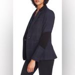 1. State $255  Women's Blue Wild One Panel Plaid One-Button Jacket Blazer Size 6 Photo 4