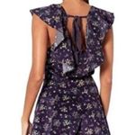 Free People Violet Visions Romper Floral Corduroy Size XS Photo 4