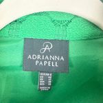 Adrianna Papell Lace Popover Shirt Dress Size 8 Mod Retro Kelly Green Pockets Photo 5