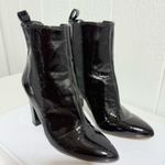 Vince Camuto  Shiny Black Heeled Boots Photo 1