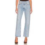 AGOLDE NWT  Denim Mia Jean‎ Mid Rise Straight Light Wash Jeans Sz 25 Photo 2