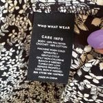 Who What Wear Career Floral Top Black Classic Summer Print Business Casual 2X Photo 7