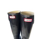 Hunter  Rain Boots Women's Original Tall Black Glossy 6M/7F Photo 5