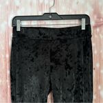Michael Kors MICHAEL  Size S Black Penne Velvet Leggings Pull On Pants Photo 3