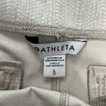 Athleta  Delancey Skyline Tight Braiden Cream‎ Textured Pull On Pants Size Large Photo 9