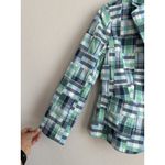 Talbots Blazer Women's 8 Petite Seersucker Madras Plaid Patchwork Lined Preppy Photo 5