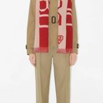 Burberry  Logo Wool Scarf Gloss Photo 0