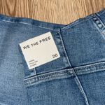 Free People  We the Free Kiera Pull On Flare Denim Pants Bell Bottom High Rise Photo 5