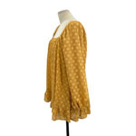Show Me Your Mumu Briar Mini Dress Golden Yellow Polka Dot Size XS Photo 5