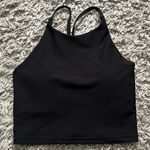 Old Navy  black athletic high neck tank size small Photo 0