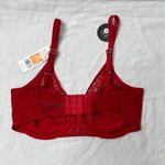 Natori  Womens Pretty Smooth Seamless Red Lace Underwire Bra 30DD style 734318 Photo 2
