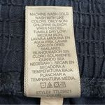 Time and Tru Linen Blend Navy Blue Wide Leg Pull On Pants, Sz Large Photo 10