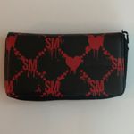 Steve Madden nwt Bleeding hearts Black and red Wallet wristlet Halloween Photo 3