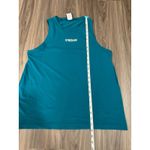 Gymshark  Tank‎ Top Women's Medium Teal Blue Sleeveless Workout Gym Activewear Photo 5