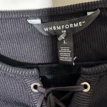 White House | Black Market EUC WHBM FORME Ribbed Corset-Laced Top - large Photo 1