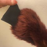 Say What? Burgundy Faux Fur Bomber Jacket Photo 8