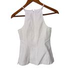 Lilly Pulitzer  Larina Halter Top Crochet Eyelet Size 0 White Preppy Coastal Photo 3