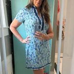 CABANA LIFE Upf 50 Nautical Sailboat Twill Tape Mini Dress Caftan Blue M NWT Size M Photo 1