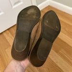 Frye Rowen Gore Mule Beige Suede Leather Block Heels Photo 4