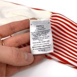 Mara Hoffman  Abigail Bikini Top Red White Stripes S Photo 3