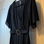 Trixxi Clothing Company Black Metallic Stripe V Photo 5