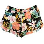 Hurley  women’s shorts with a Hawaiian hibiscus floral pattern size small Photo 3