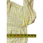 Talbots Yellow & White Checked Collared Button Up Women's Size Small | 22-3 Photo 5