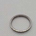 CS Titanium Ring Silver Size 6 Photo 5