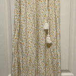 Forever 21  White Floral Belted Maxi Skirt Photo 0