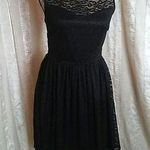 Delia's Black Lace Overlay Dress Photo 0