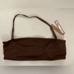 SKIMS  SET NWT Cocoa Strapless Bikini Top & Bottom Size M Photo 4