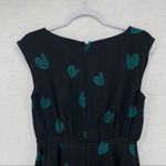 Loft Heart Print Chiffon Pleated Sleeveless Dress Photo 9