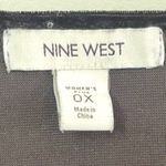 Nine West Nine‎ West Velvet Dress Women's 0X Black Wrap Long Sleeve Sparkle Party Photo 2