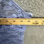 Apt. 9  Lace‎ Lingerie Babydoll Slip Dress Womens M Purple Sheer Floral Coquette Photo 2