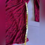 YA Los Angeles . Love Ryan Los Angeles Knit Red/ Black  Striped Open Duster Cardigan Size Large Photo 4