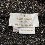 Kate Spade  New‎ York Metallic Sparkle Mock Neck Puff Sleeve Top, XL Photo 2