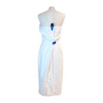 Mara Hoffman White Lisha Strapless Midi Dress size 12 Photo 7