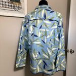 Alfred Dunner Women’s Size 18 100% Cotton Leaf Print Shirt Coastal Grandma Photo 5