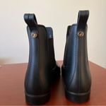 Sam Edelman Tinsley Black Matte Chelsea Rain Boots Women's Size 8 M Photo 4